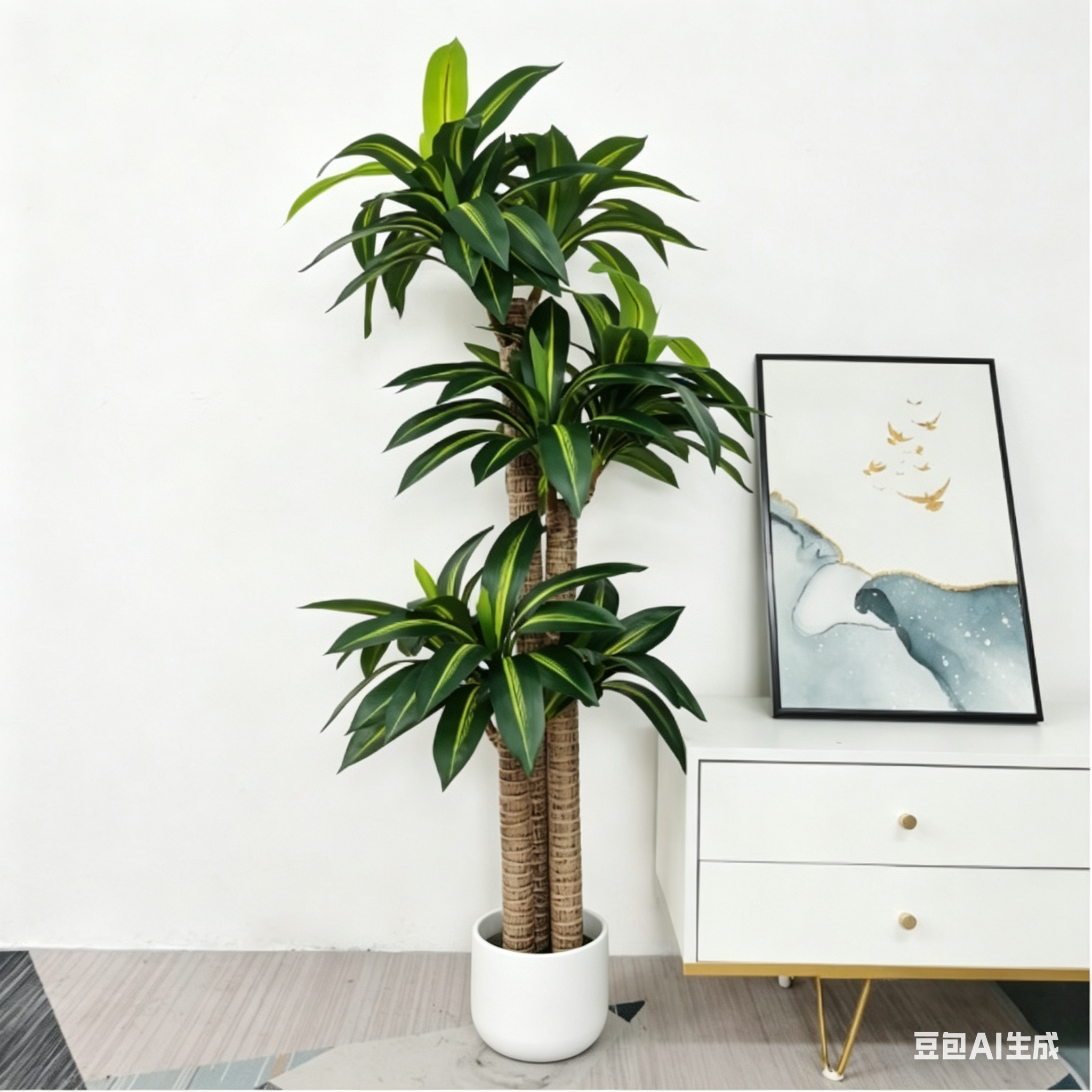 artificial dracaena spike plant