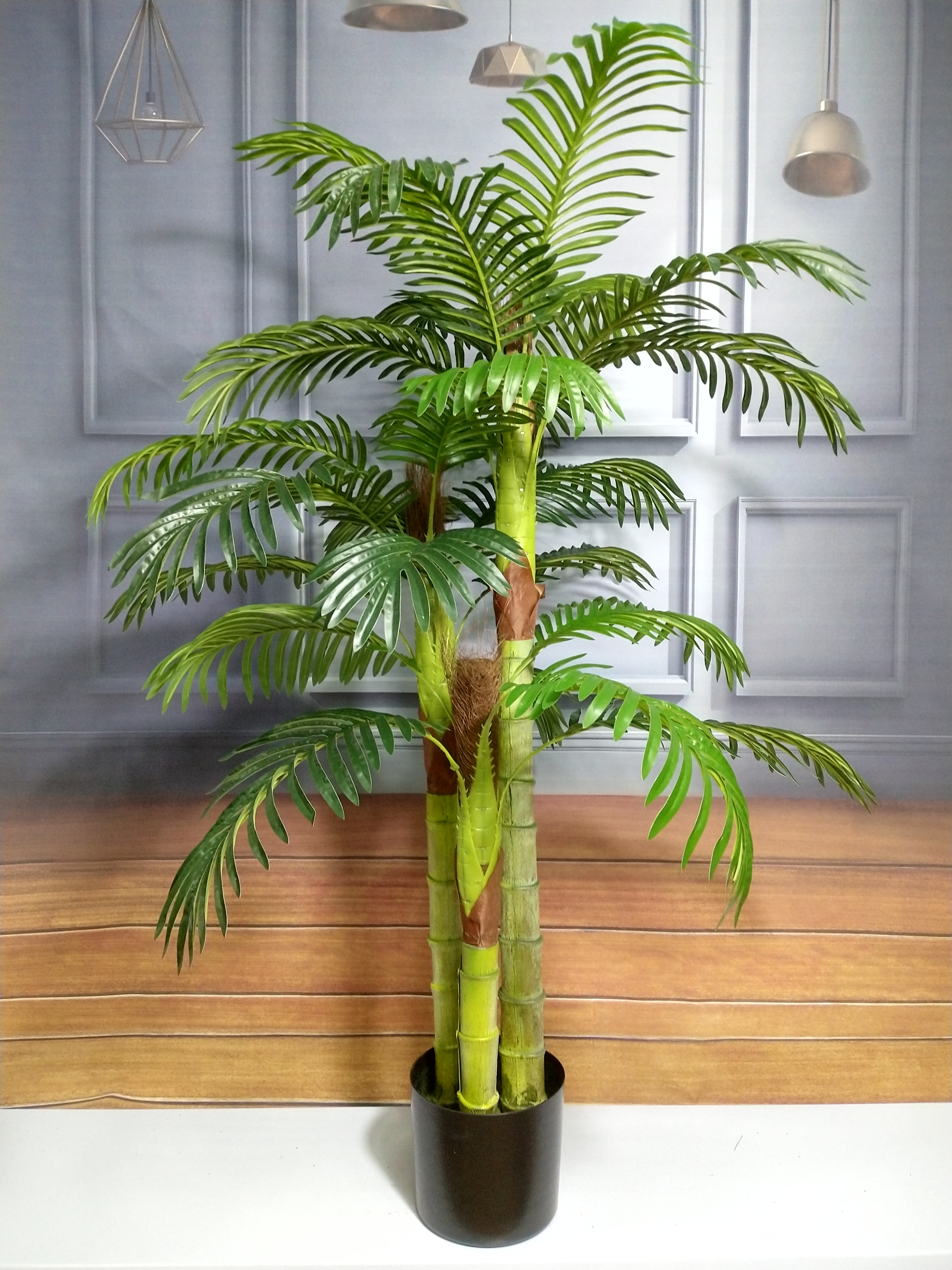 small artificial palm trees