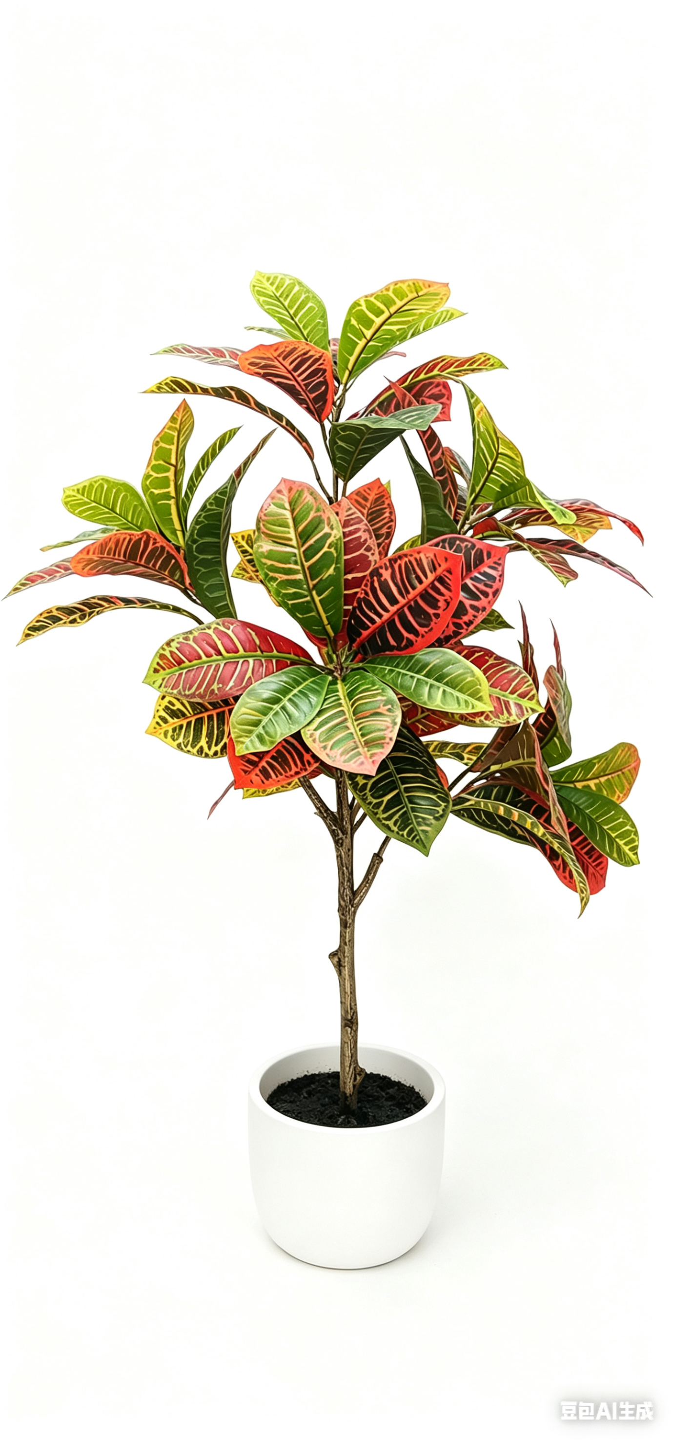 artificial croton plant