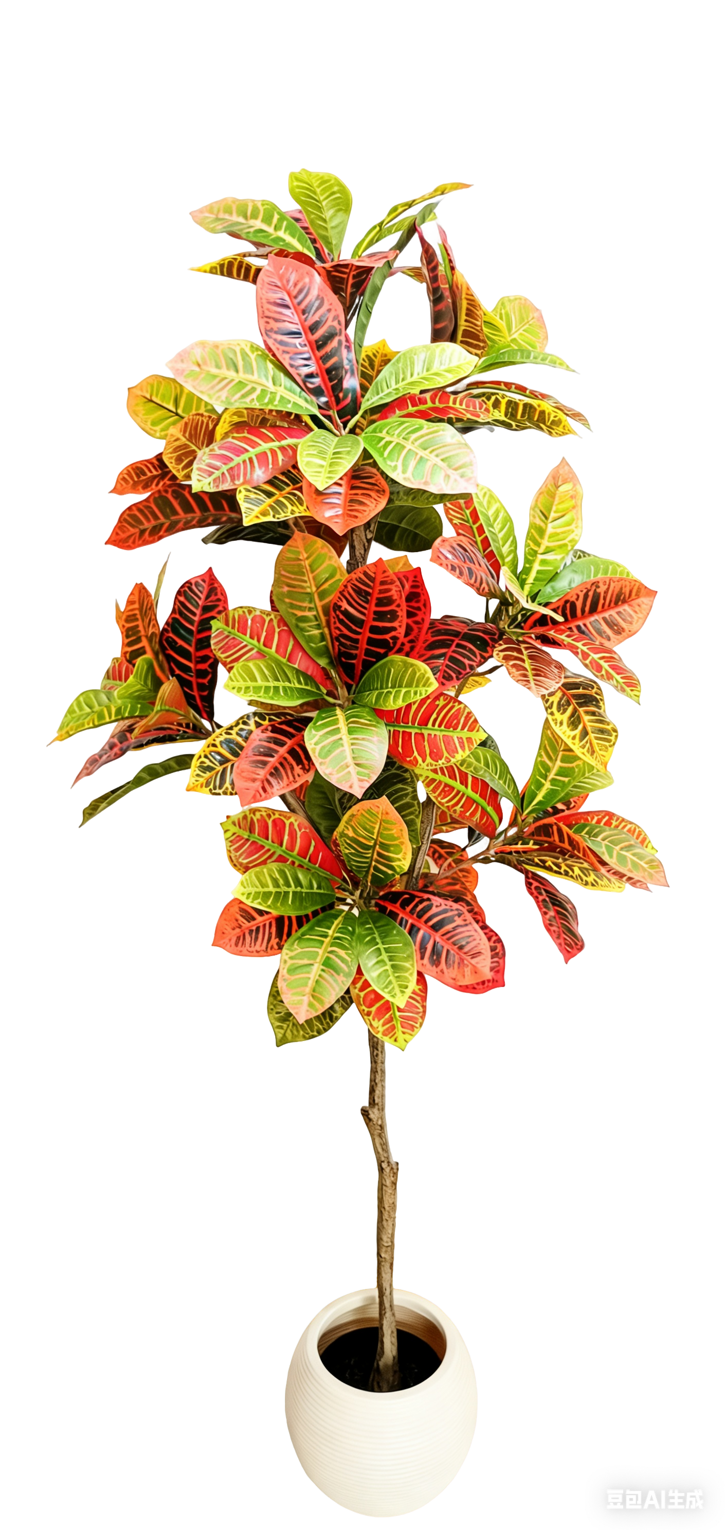 artificial croton plants indoor