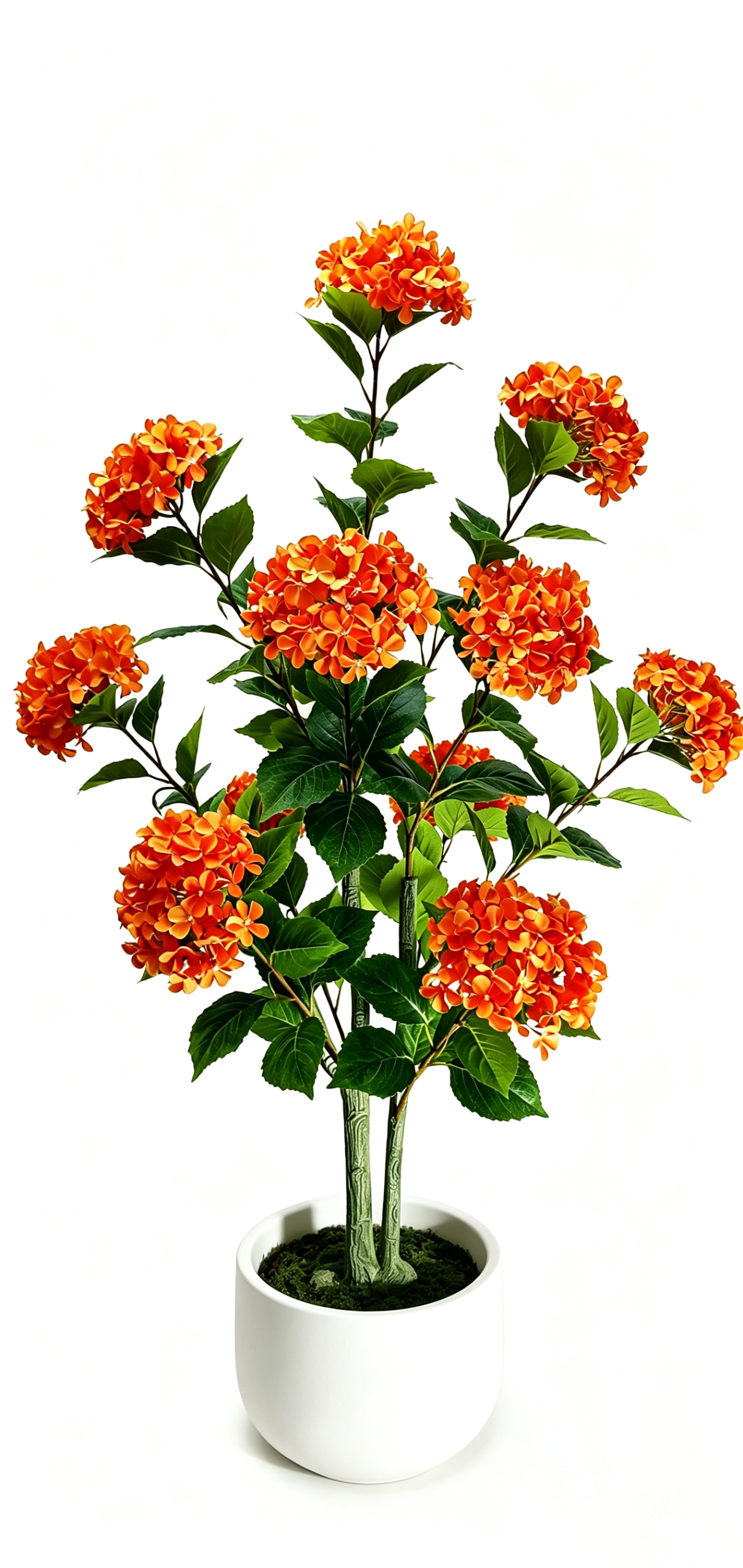 artificial hydrangea flowers