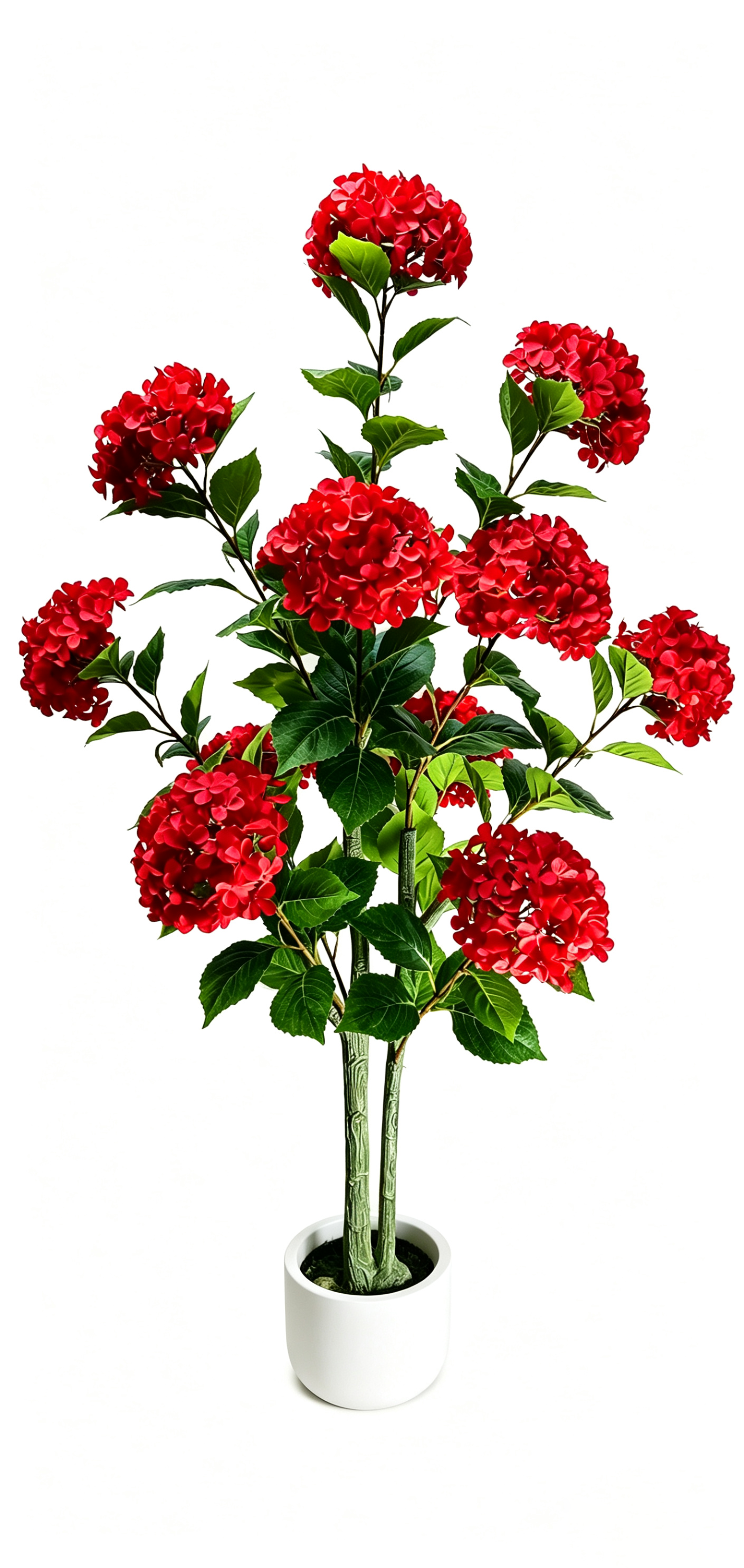 artificial hydrangea bush