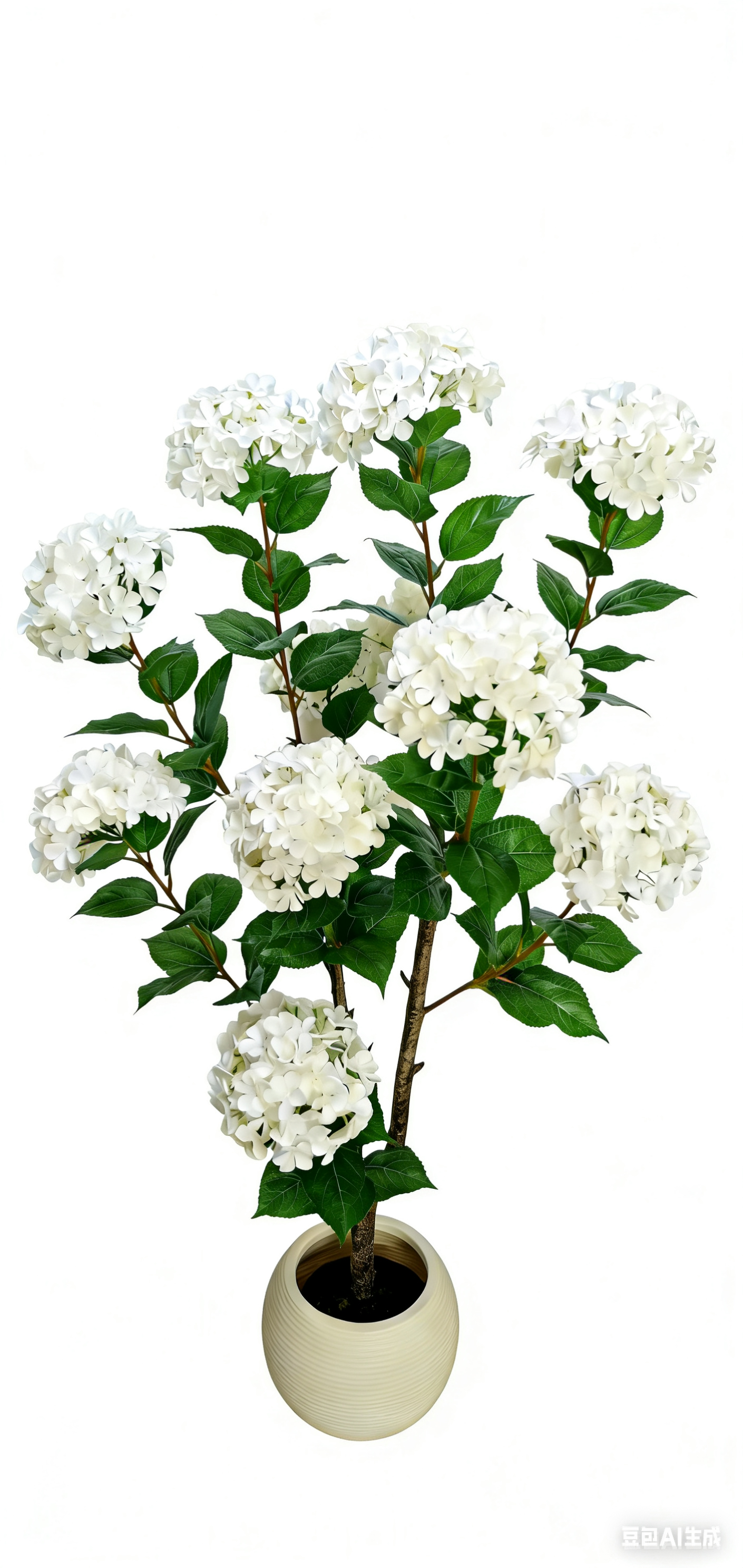 artificial hydrangea bush